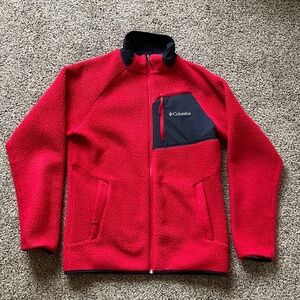 Omni Heat Technology Men’s Red Columbia Jacket - Size Medium